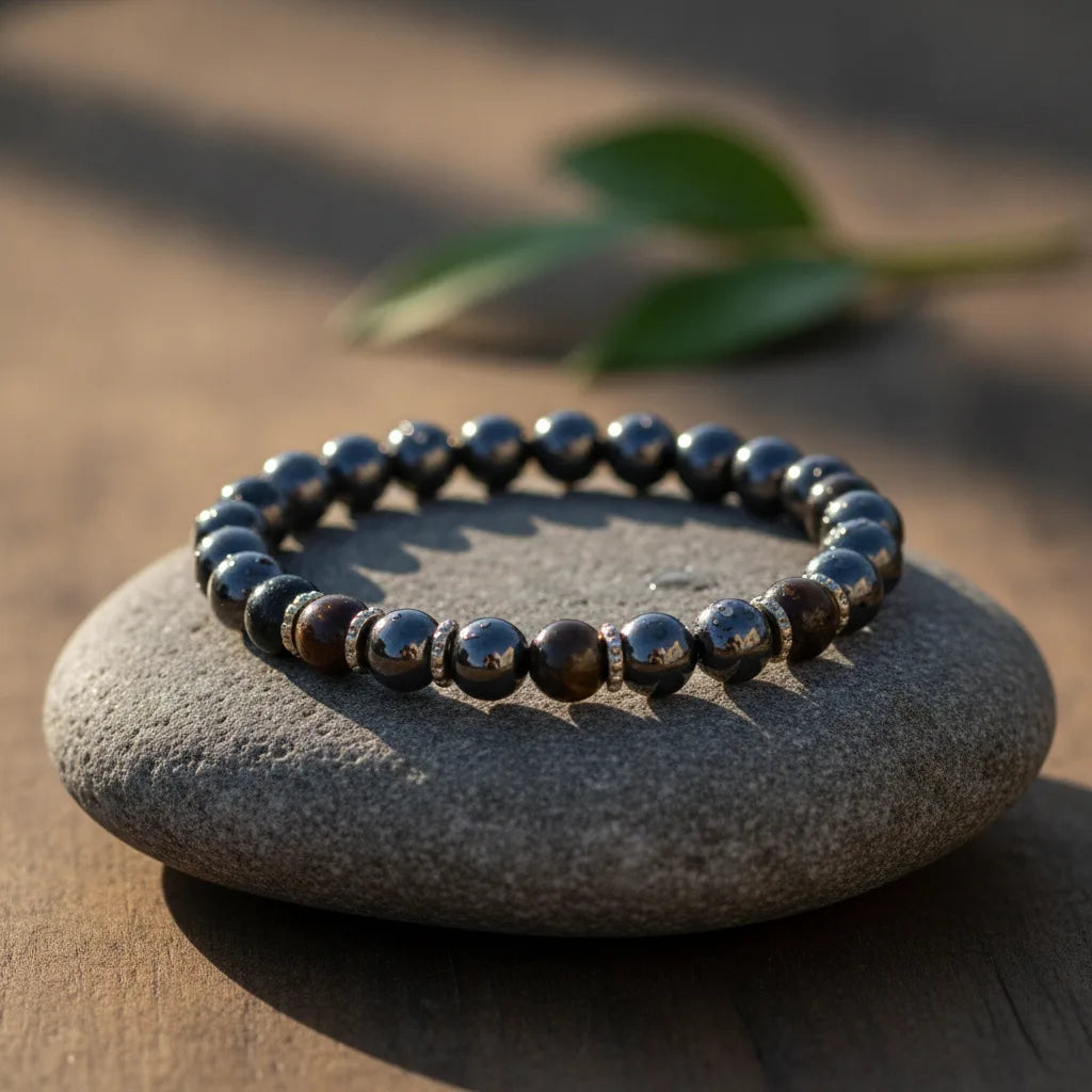 Bracelet Énergie Cornaline Grenat Pierre de Soleil