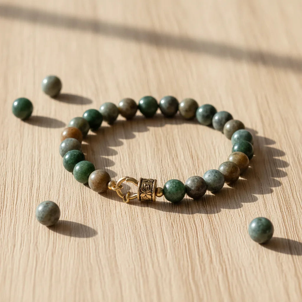 Bracelet Renaissance : Aventurine, Labradorite, Citrine