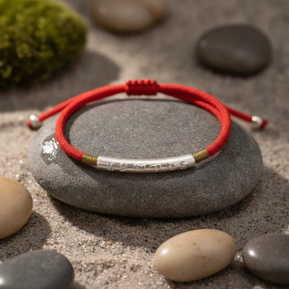 Bracelet Chance Éternelle Argent 925 Mantra Om Mani Padme Hum