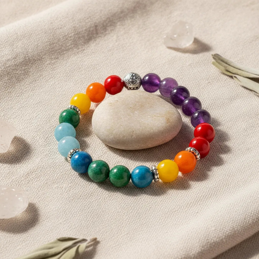 Bracelet 7 Chakras : Harmonie & Équilibre Énergétique
