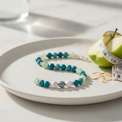 Bracelet Minceur Naturel : Apatite, Howlite, Amazonite