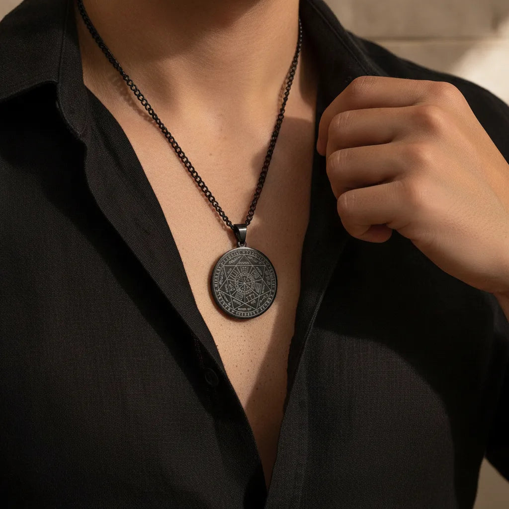 Pendentif Sceau des 7 Archanges : Protection Spirituelle