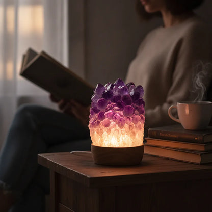 Lampe Améthyste : Calme et Sérénité Nocturne
