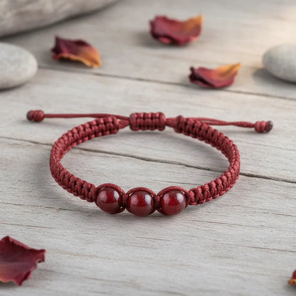 Bracelet Tibétain Cinabre Sang de Dragon