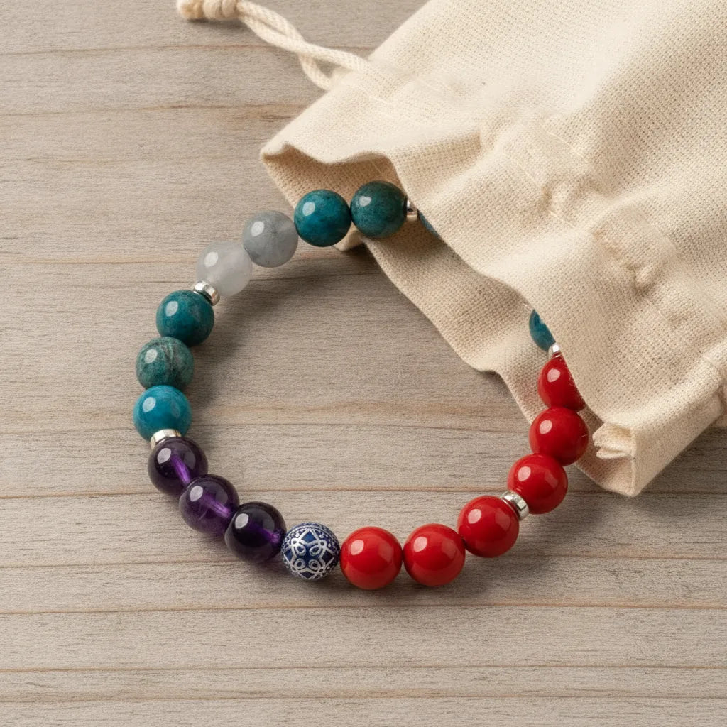 Bracelet 7 Chakras : Harmonie & Équilibre Énergétique