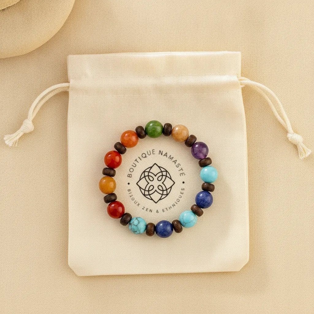Bracelet 7 Chakras : Harmonie & Équilibre Énergétique