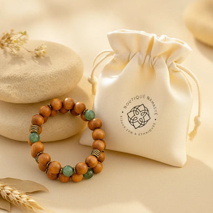 Bracelet Abondance Citrine Jade Pyrite