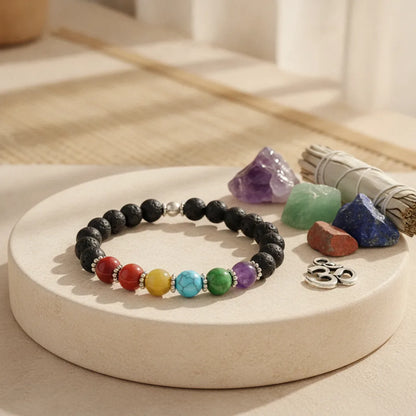Bracelet 7 Chakras : Harmonie & Équilibre Énergétique