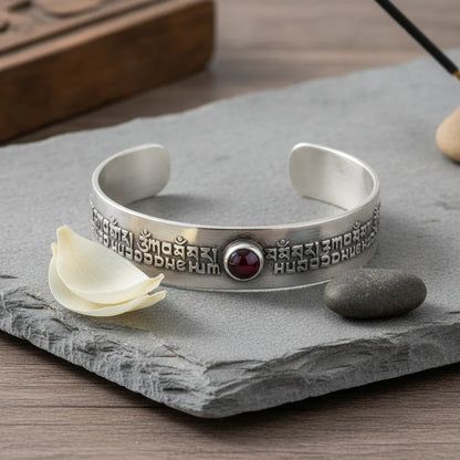 Bracelet Chance Éternelle Argent 925 Mantra Om Mani Padme Hum